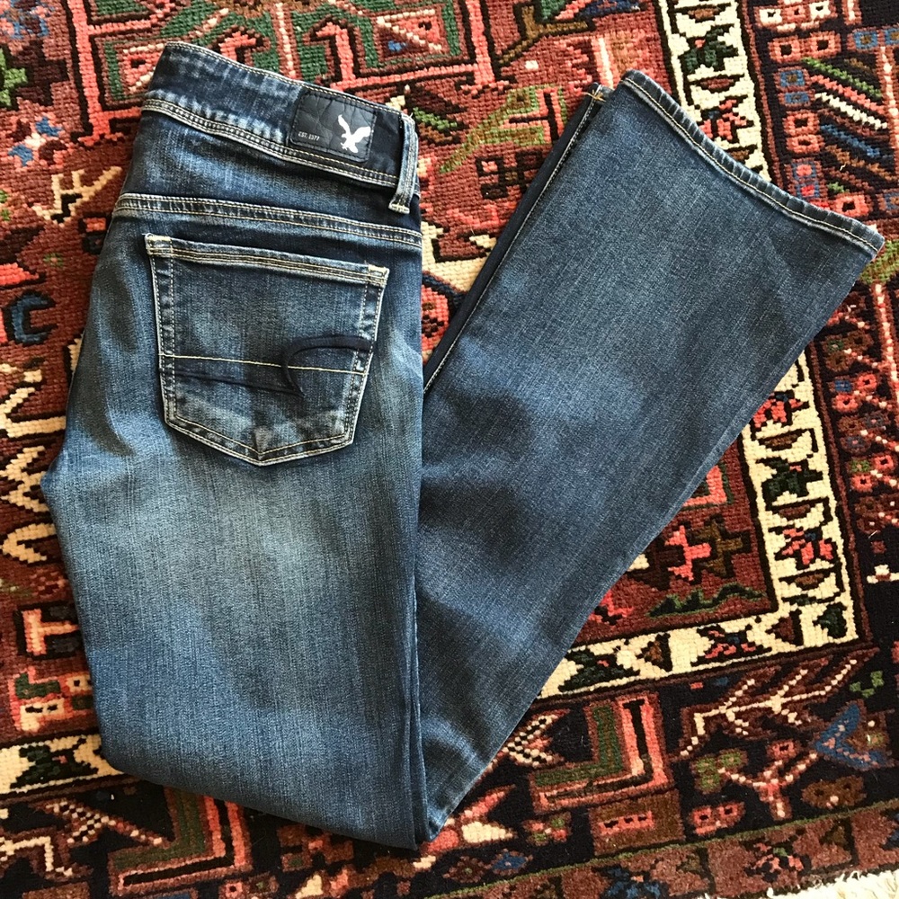 American Eagle Kick Boot Stretch Jeans Sz 6